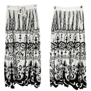 NWT Deadstock Vintage Southwest Canyon 100% Cotton Sequined Boho Broom Skirt L